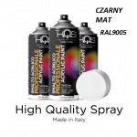 SPRAY CZARNY MAT 400ML RAL7006 HQS