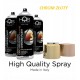 SPRAY CHROM ZŁOTY 400ML HQS