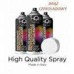 SPRAY BRĄZ CZEKOLADOWY POŁYSK 400ML RAL 8017 HQS