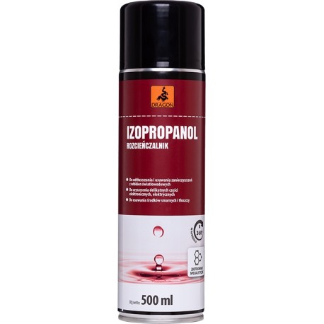 ROZCIEŃCZALNIK IZOPROPANOL W SPRAYU 0,5L DRAGON