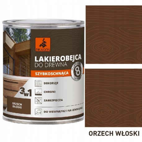 LAKIEROBEJCA SZYBKOSCHNĄCA ORZECH WŁOSKI 5L DRAGON