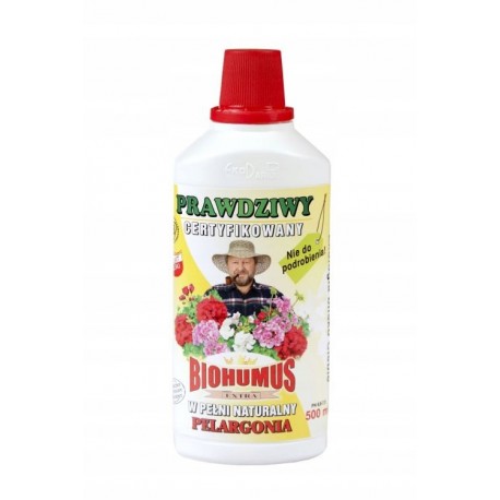 NAWÓZ BIOHUMUS PELARGONIA 0,5L EKODARPOL