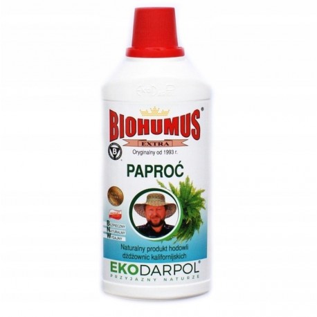 NAWÓZ BIOHUMUS PAPROĆ 0,5L EKODARPOL