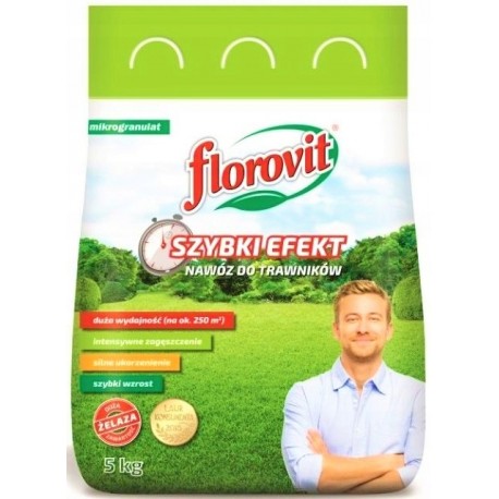 NAWÓZ DO TRAWNIKA SZYBKI EFEKT 5KG FLOROVIT