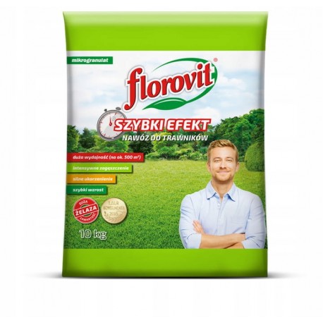 NAWÓZ DO TRAWNIKA SZYBKI EFEKT 10KG FLOROVIT