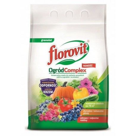 NAWÓZ UNIWERSALNY 3KG OGRÓD COMPLEX FLOROVIT