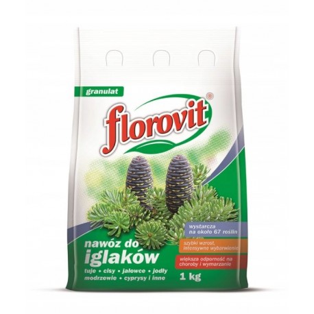 NAWÓZ DO IGLAKÓW GRANULAT 1KG FLOROVIT