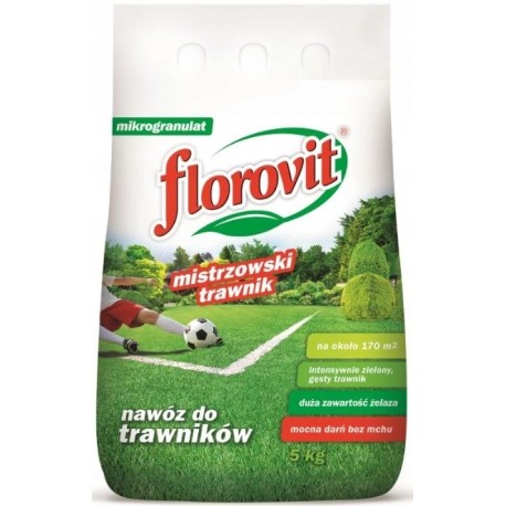 NAWÓZ DO TRAWNIKA MISTRZOWSKI TRAWNIK 5KG FLOROVIT