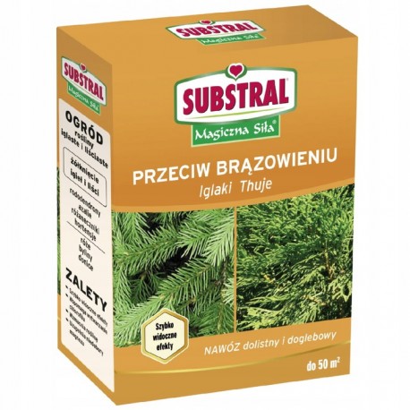 NAWÓZ PRZECIW BRĄZOWIENIU IGIEŁ 1KG SUBSTRAL