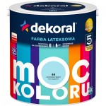 FARBA MOC KOLORU LAZUROWY BŁĘKIT 44 2,5L DEKORAL