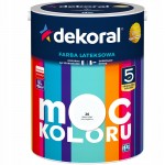 FARBA MOC KOLORU BIAŁY DOM 26 5L DEKORAL