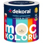 FARBA MOC KOLORU BEŻOWY JASNY 10 2,5L DEKORAL