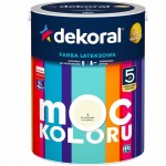 FARBA MOC KOLORU BITA ŚMIETANA 1 5L DEKORAL