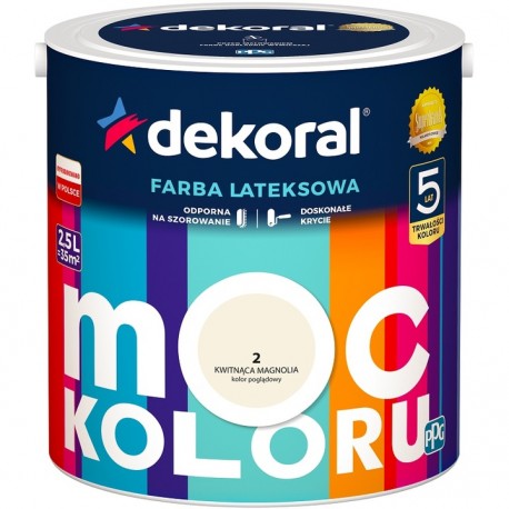 FARBA MOC KOLORU KWITNĄCA MAGNOLIA 2 2,5L DEKORAL