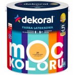 FARBA MOC KOLORU CYTRYNOWA BEZA 21 2,5L DEKORAL