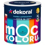 FARBA MOC KOLORU TURKUSOWA GŁĘBIA 45 2,5LDEKORAL