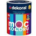 FARBA MOC KOLORU POWABNA FUKSJA 59 5L DEKORAL