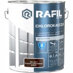 FARBA CHLOROKAUCZUK BRĄZ CM RAL8017 10L RAFIL