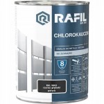 FARBA CHLOROKAUCZUK CZARNY GŁĘBOKI RAL9005 0,9L RAFIL