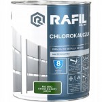 FARBA CHLOROKAUCZUK ZIELONY LIŚCIASTY RAL6002 0,9L RAFIL