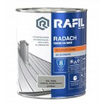 FARBA NA RADACH RADACH SREBRNY ALUMINIOWY PÓŁMAT RAL 9006 0,75 RAL 9006 RAFIL