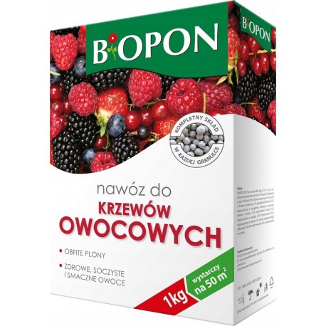 NAWÓZ DO KRZEWÓW OWOCOWYCH 1KG BIOPON