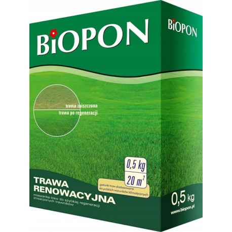 TRAWA RENOWACYJNA 0,5 KG BIOPON