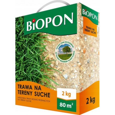 TRAWA NA TEREN SUCHY 2KG BIOPON