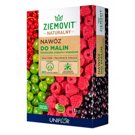 NAWÓZ NATURALNY MALINA PORZECZKA 1KG ZIEMOVIT