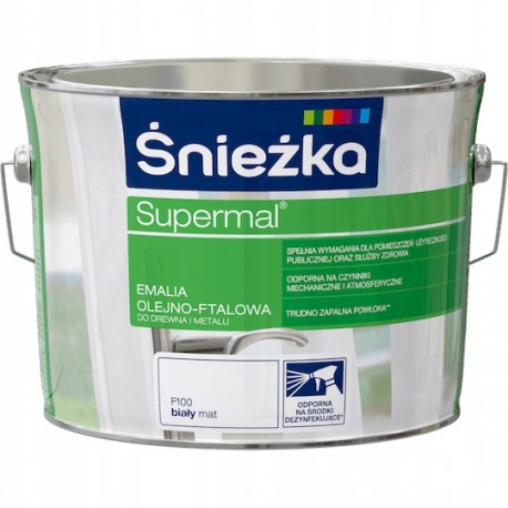 FARBA OLEJNO FTALOWA BIAŁY MAT F100 2,5L ŚNIEŻKA