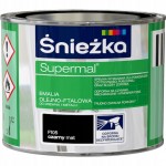 FARBA OLEJNO FTALOWA CZARNY MAT F105 0,2L ŚNIEŻKA