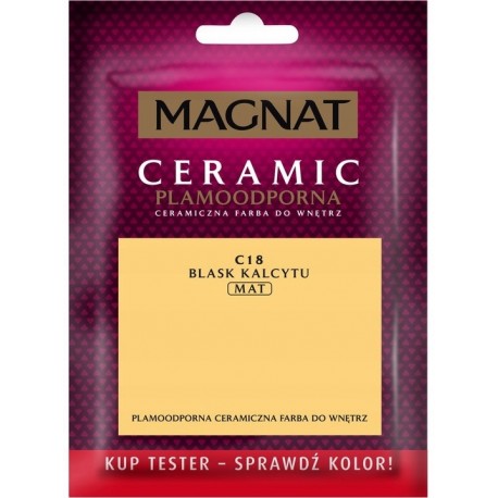 TESTER FARBY MAGNAT CERAMIC BLASK KALCYTU C18 30ML ŚNIEŻKA