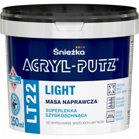 ACRYL PUTZ LIGHT 0,25L ŚNIEŻKA