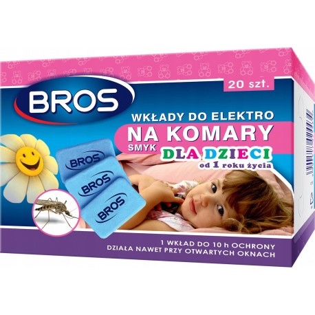 WKŁAD DO ELEKTRO NA KOMARY DLA DZIECI BROS