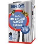 SIATKA NA DRZWI Z MAGNESEM CZARNA 100x220 BROS