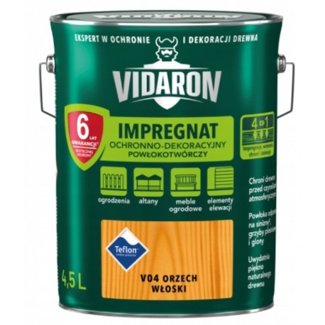 IMPREGNAT ORZECH WŁOSKI 4,5L V04 VIDARON