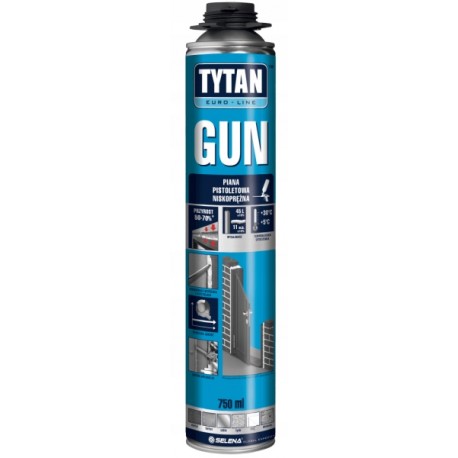 PIANA MONTAŻOWA PISTOLET GUN 750ML TYTAN EURO LINE