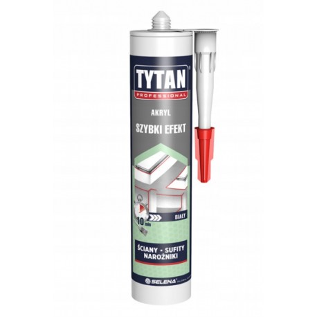 AKRYL SZYBKI EFEKT BIAŁY 280ML TYTAN PROFESSIONAL