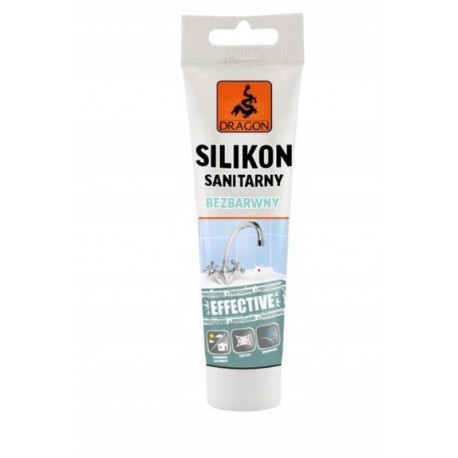 SILIKON SANITARNY BEZBARWNY 100ML DRAGON