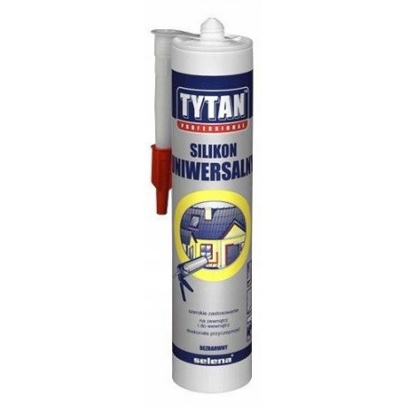 SILIKON UNIWERSALNY BEZBARWNY 280ML TYTAN PROFESSIONAL