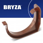 UCHWYT RYNNOWY PCV 125MM BRĄZ BRYZA