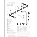 ZŁĄCZKA RURY SPUSTOWEJ PCV 90MM GRAFIT BRYZA