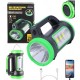 LATARKA AKUMULATOROWA SOLAR CHARGING 3W 15W MULTIFUNCTIONAL SEARCHLIGHT