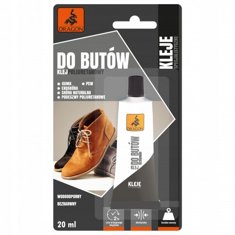 KLEJ DO BUTÓW POLIURETANOWY 20ML DRAGON