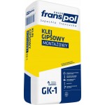 ZAPRAWA KLEJ MONTAŻOWY GIPSOWY GK1 20KG FRANSPOL