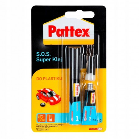 KLEJ DO PLASTIKU 2G ACTIVATOR 4ML PATTEX