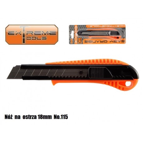 NÓŻ Z OSTRZEM ŁAMANYM 18MM EXTREME TOOLS