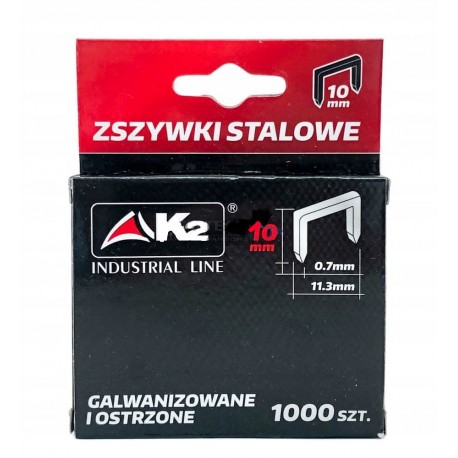 ZSZYWKI STALOWE 0,7x10MM K2