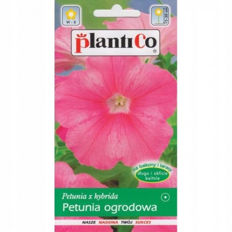 Petunia ogrodowa różowa 0 05g ST/Pl PLANTICO